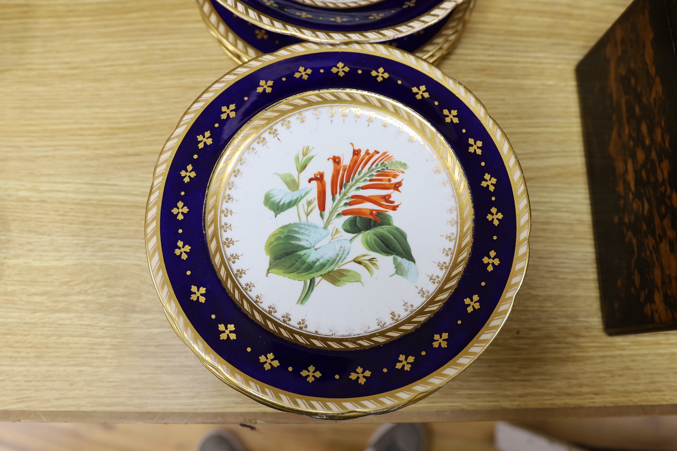 Early Victorian part dessert service